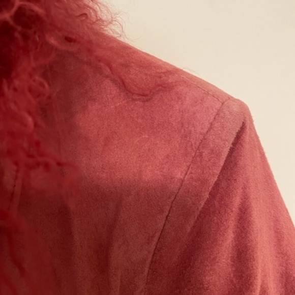 MAX & Co Blush Pink Suede Jacket - Never Worn - Picture 10 of 10